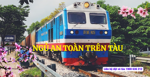 Ngủ an toàn trên tàu dịp Tết 