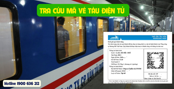 Tra cứu mã vé tàu điện tử